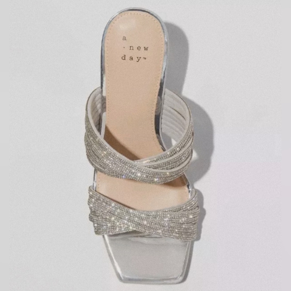 A New Day - Tammy Rhinestone Womens Heels - Size 8